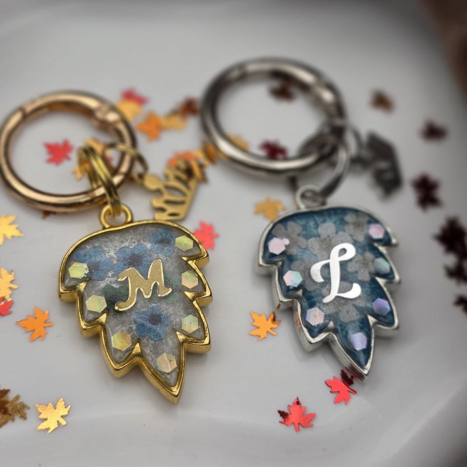 Leaf ID Tag with Metal Ring